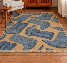 Handknotted Wool Area Rug Traditional